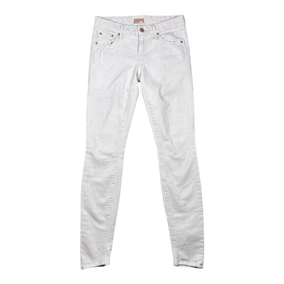 Mother denim the looker cream for a day ankle jeans women’s size 25 beige - Picture 1 of 11